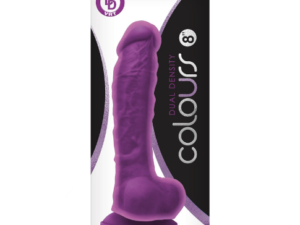 NS Novelties Colours Dual Density 8' Dildo Purple